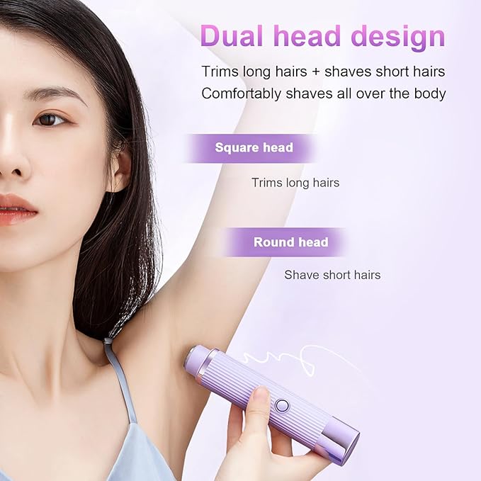 Luxury Dual Head Electric Shaver – Ultra Smooth Grooming | ماكينة حلاقة كهربائية مزدوجة الرأس