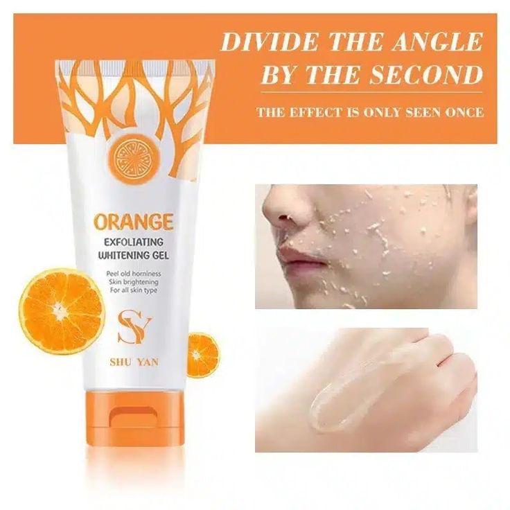 Orange Glow Brightening Exfoliating Gel – Deep Pore & Dead Skin Remover