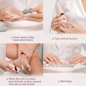 Electric Pedicure Foot File Callus Remover | مبرد قدم كهربائي لإزالة الكالو والعناية بالقدم