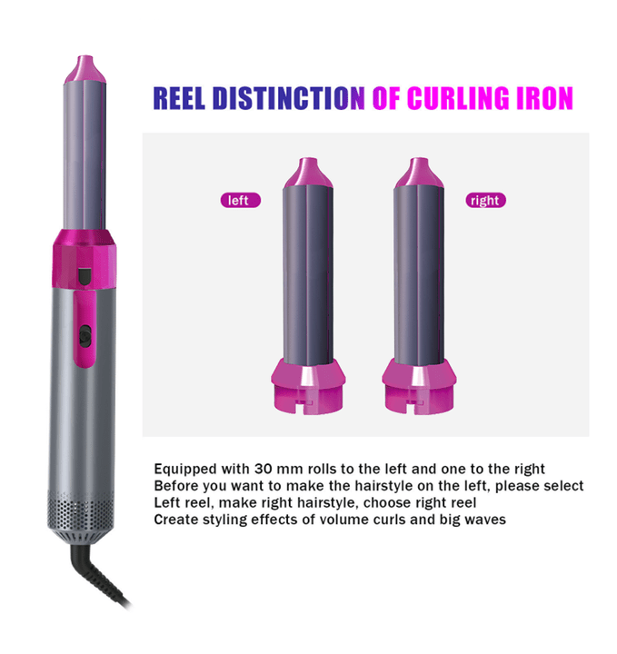 Hot Air Brush (5-in-1) | فرشاة هواء ساخن 5 في 1 لتصفيف الشعر