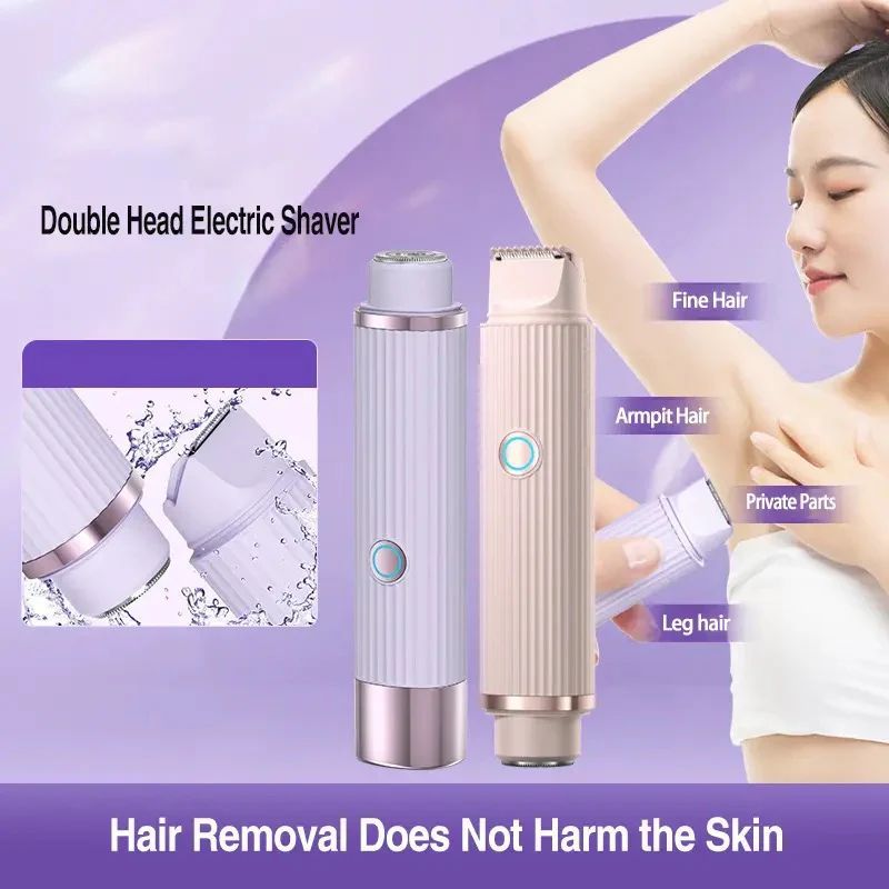 Luxury Dual Head Electric Shaver – Ultra Smooth Grooming | ماكينة حلاقة كهربائية مزدوجة الرأس
