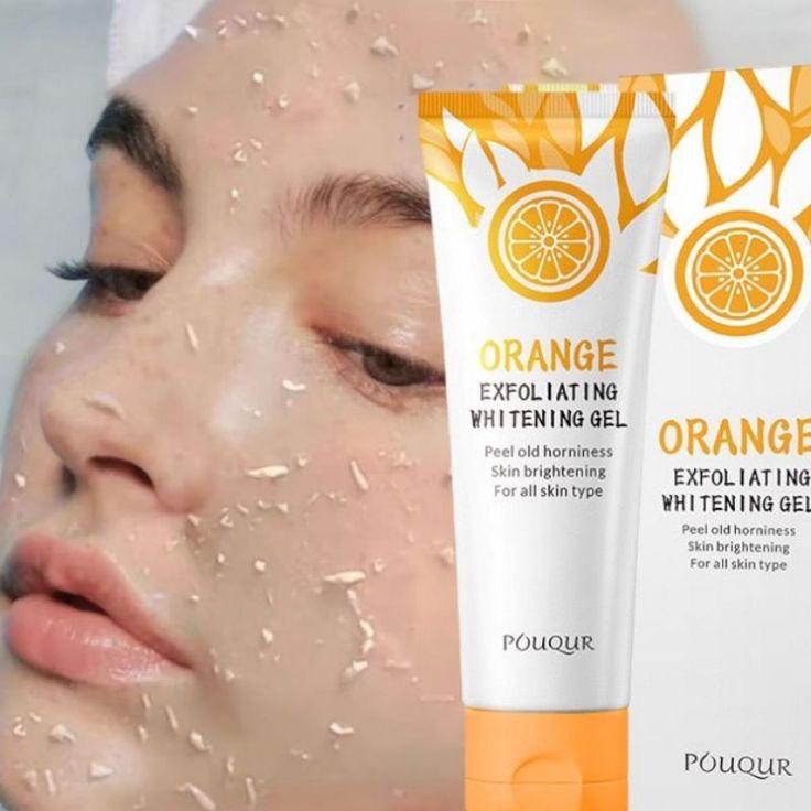 Orange Glow Brightening Exfoliating Gel – Deep Pore & Dead Skin Remover