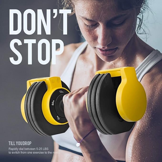 Compact Adjustable Dumbbell