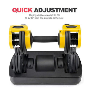 Compact Adjustable Dumbbell